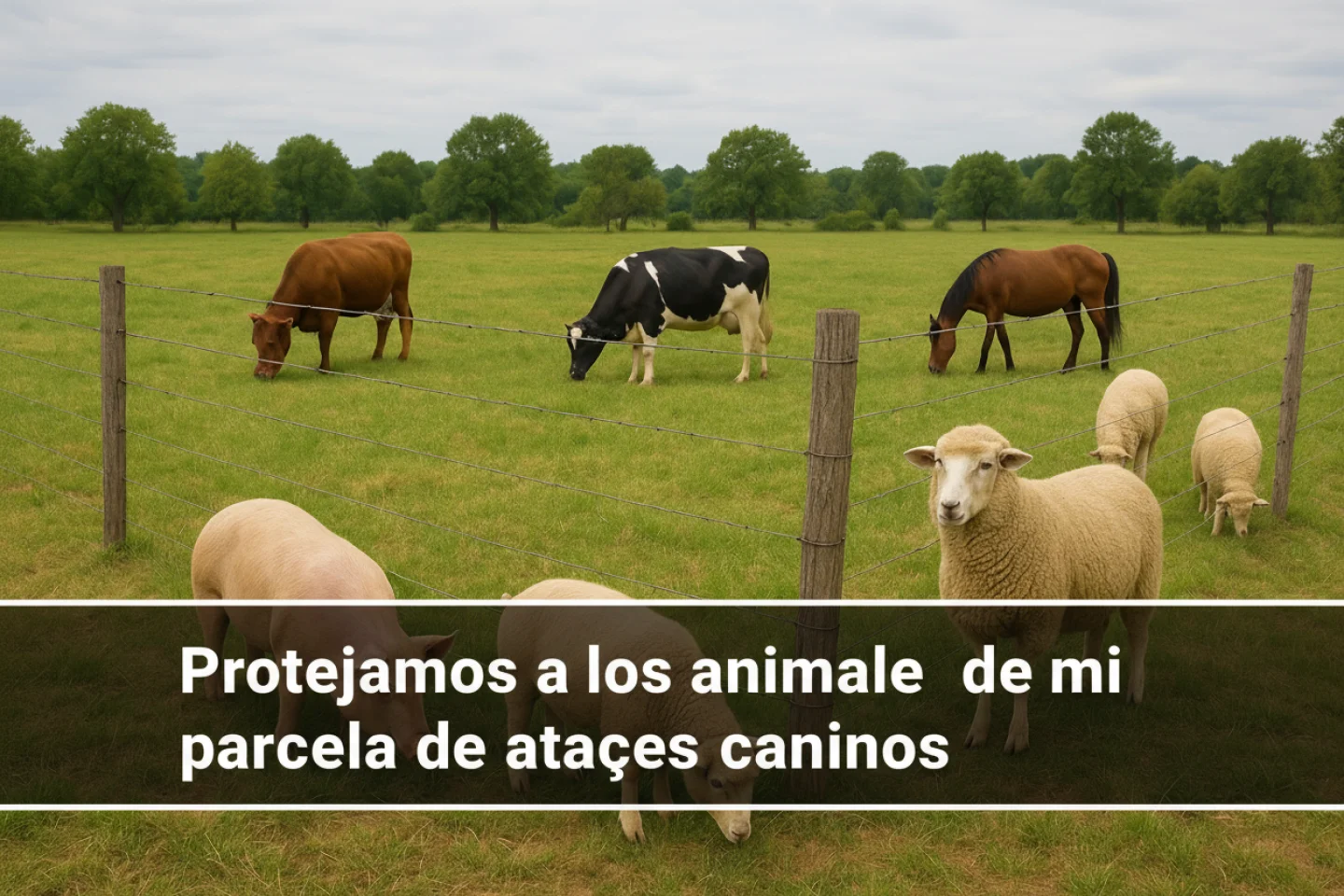 Imagen de la campaña Protejamos a los animales de mi parcela de ataques caninos